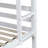 Twin Over Twin Bunk Bed with Shelves-1312131718
