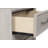 Roundhill Haak 2-drawer Bedroom Nightstand With Built-in Usb Port, Gray Oak Finish