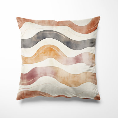 Coussin abstrait - Coussin Boho