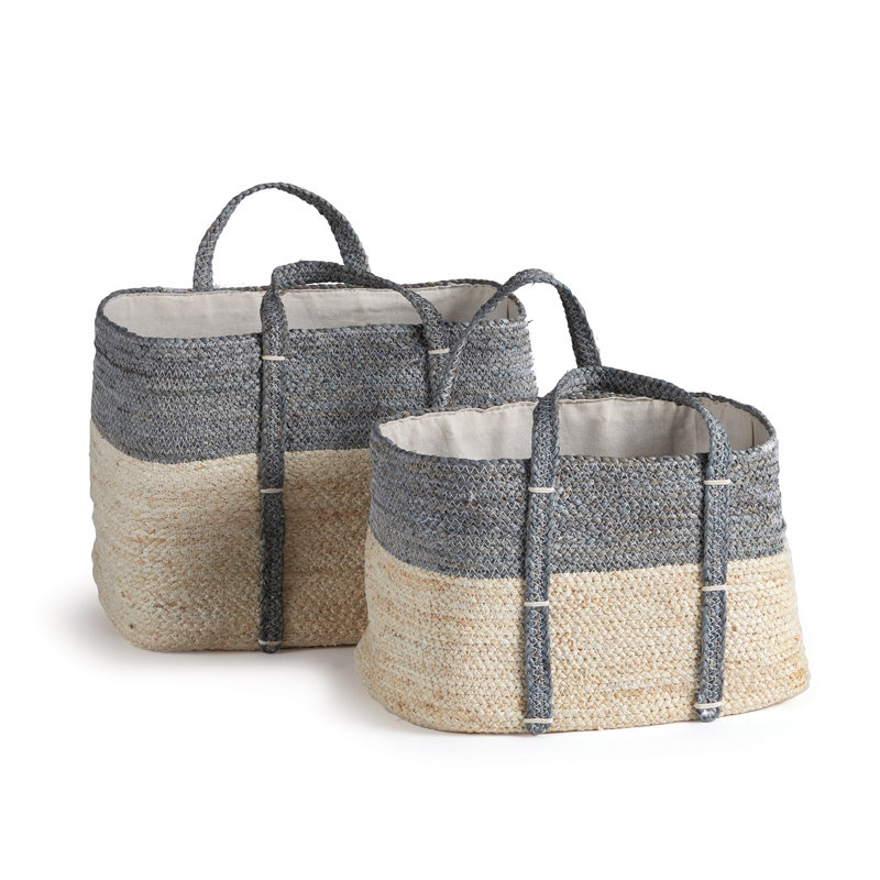 Ensemble de 2 paniers en tissu Jumelle