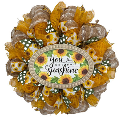 Couronne en maille You Are My Sunshine