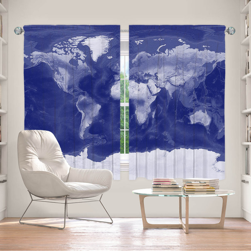 Room Darkening Curtain Pair, 56" W x 78" L