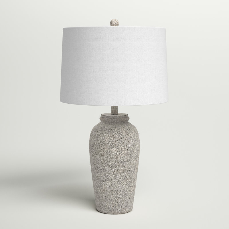 Lampe de table blanche 26 po Cantero