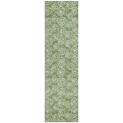 Washable Geometric Indoor / Outdoor Rug