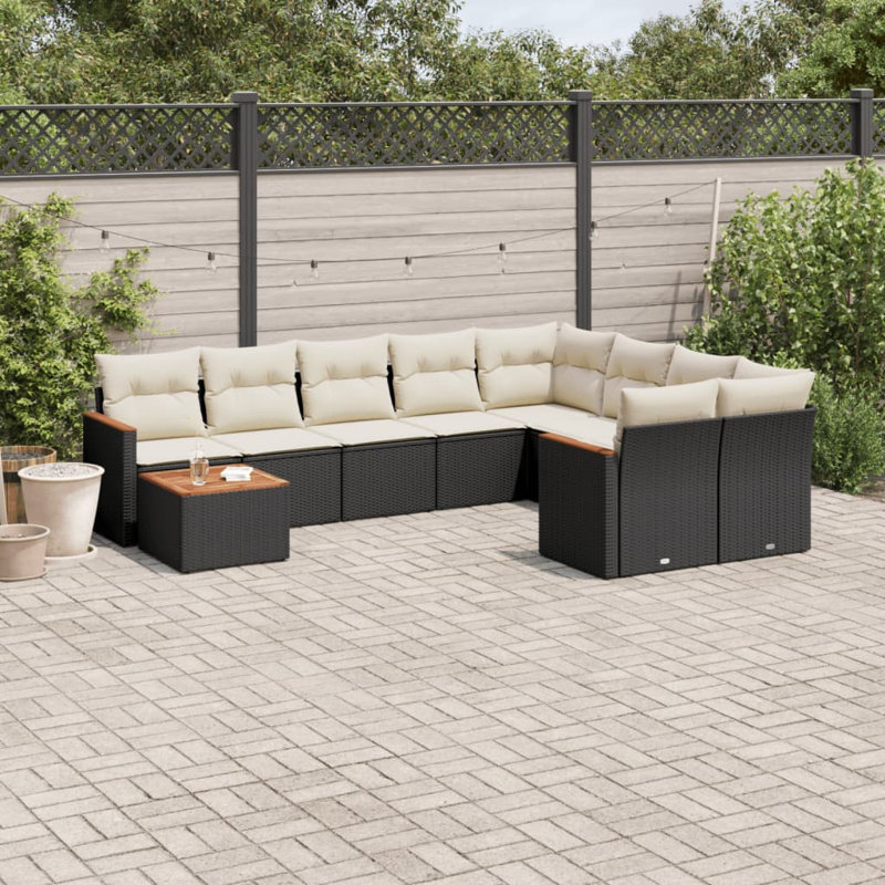 Ensemble de canapé de jardin Vidaxl PE