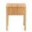 Solid Wood End Table with Storage