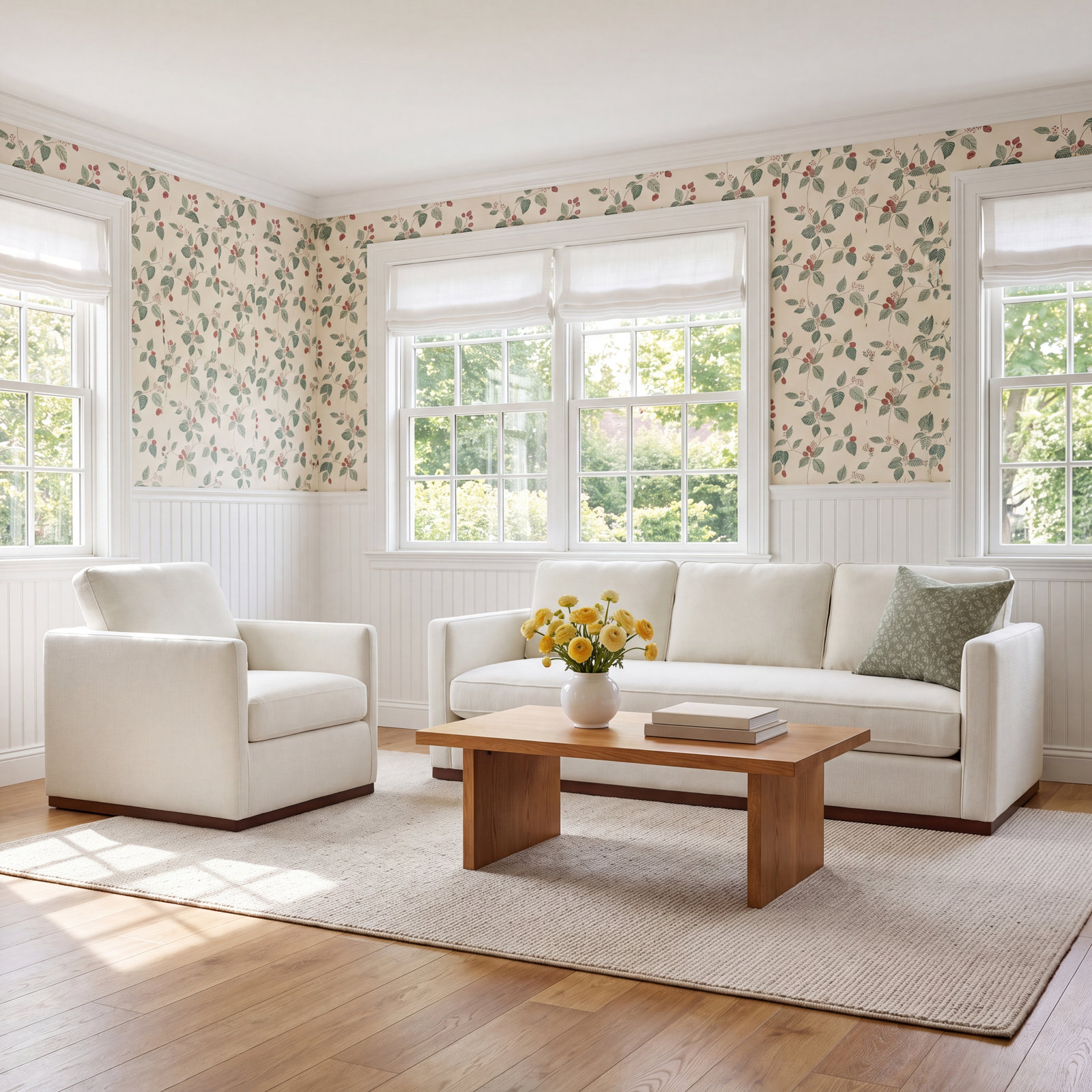 Bobbi 2-Piece Living Room Set, Flanigan Cotton
