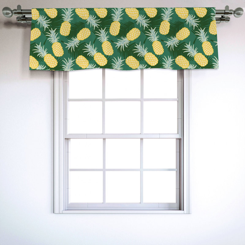 Sateen Ruffled Window Valance