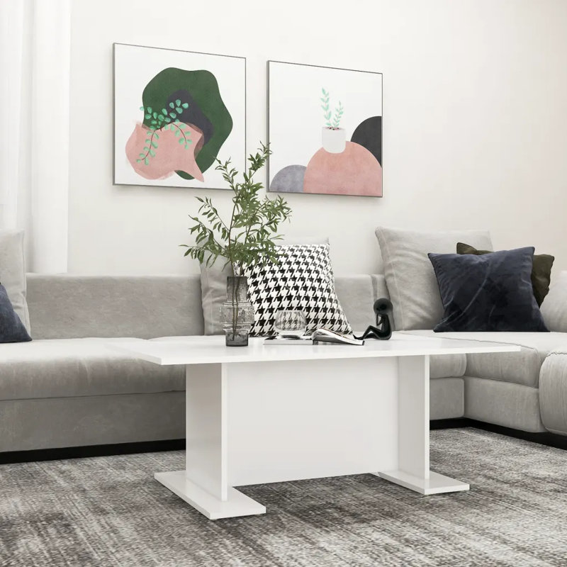 Godehardt Sled Coffee Table, White