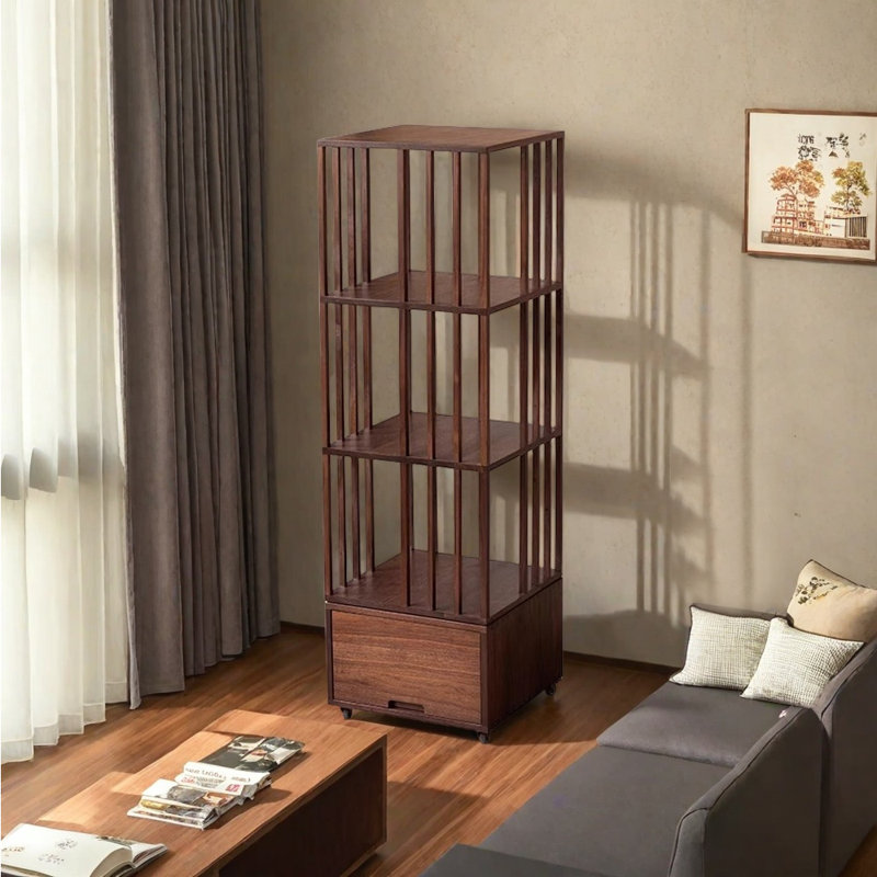 American Style Rolling Organizer Bookcase