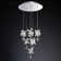 10 - Light Polished Chrome LED Cluster Pendant
