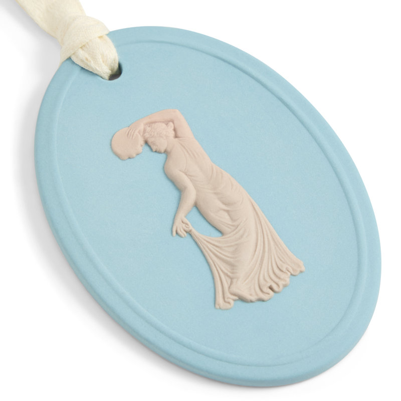 Festive 0.28'' Handmade Stoneware Holiday Shaped Ornament