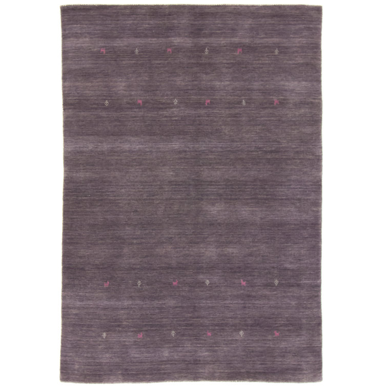 Handwoven Wool Gabbeh Uni Grey Rug