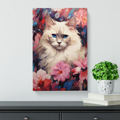 Ragdoll Cat Modern No.3 - Wrapped Canvas