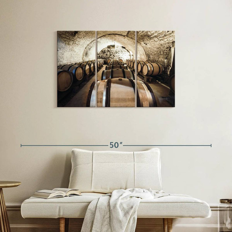 Yarlin Ancient Wine Cellar, 24" H x 38" W