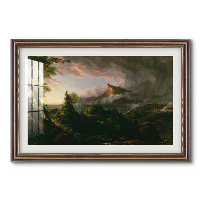Le cours de l'Empire : L'État sauvage, 1834 - Thomas Cole - Estampe encadrée sur mesure