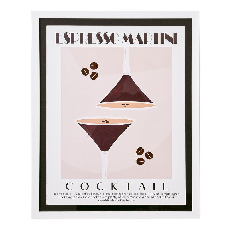 Affiche Trinx Tipy Martini Espresso