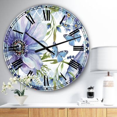 Sheila's Lovely Garden-JP3930 - Horloge murale surdimensionnée