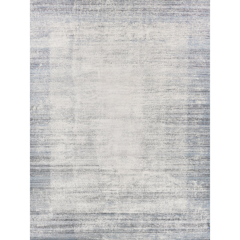 Fine Pure Silk Silk Area Rug, Rectangle 10' x 14'
