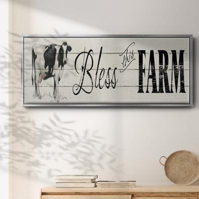 «Bless this Farm», toile encadrée