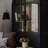 Solid Wood Arched Display Cabinet With Glass Doors-117554419