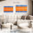 Avery Blue And Orange Abstract Theme IV-108171694