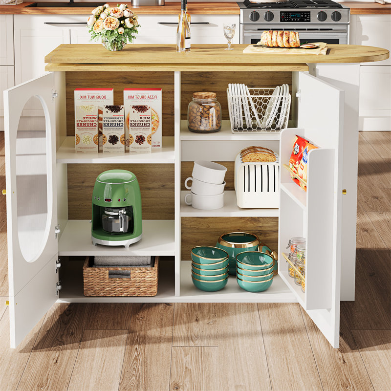 Wood Kitchen Cart