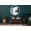 Huldar Glass Flat Wall Mirror