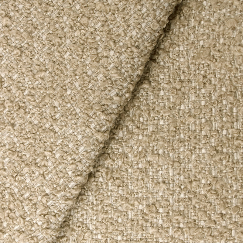 Chaise de salle à manger Begonia, Bouclé chamois classique
