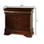 Table de chevet 2 tiroirs brun Gerhold