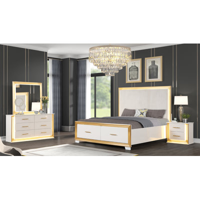Gilta 4 Piece Bedroom Set by Everly Quinn