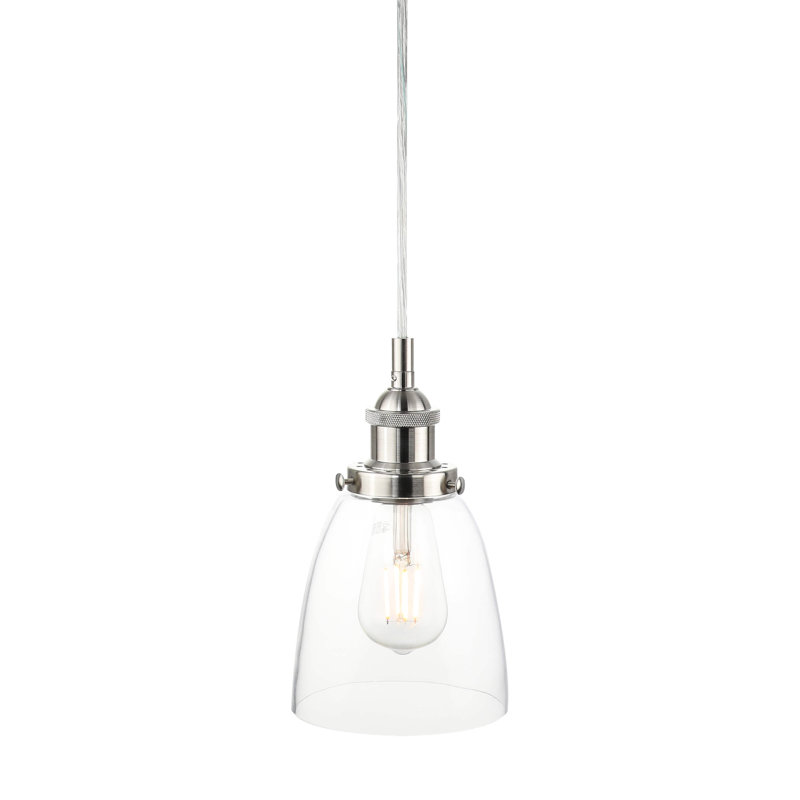Mini-luminaire suspendu en verre 1 lumière