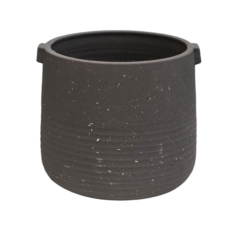 Aurora Cachepot, Slate Grey