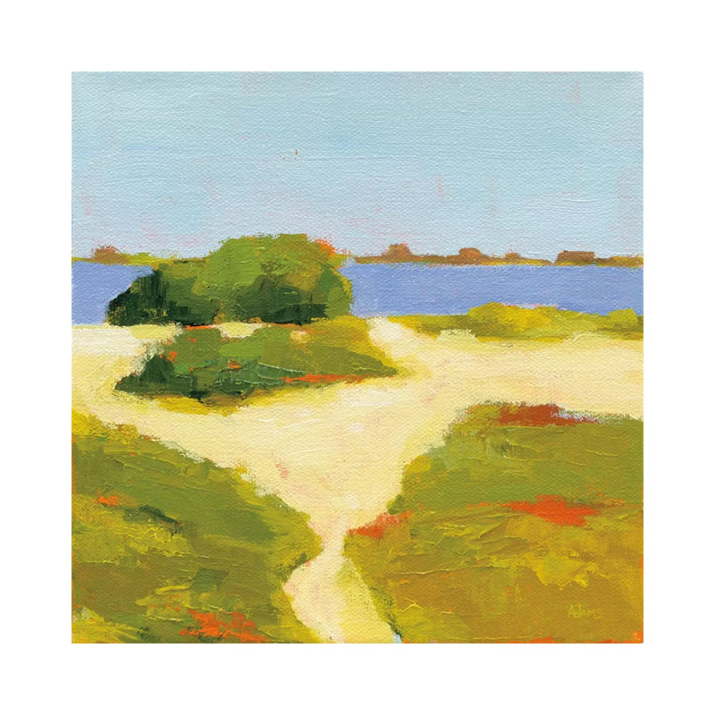 Path To The Beach by Phyllis Adams - Wrapped Canvas Painting, 30.48cm H x 30.48cm W x 1.905cm D