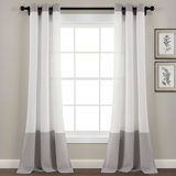Cotton Blend Sheer Single Panel