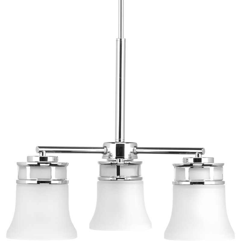 Tashina 3 - Light Dimmable Classic / Traditional Chandelier, Polished Chrome
