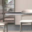 Table de salle à manger en acier inoxydable-1898601691-1898601692