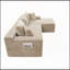 Canapé d'angle modulaire Cloud de 106,3 pouces avec méridienne en L et assise profonde. Aucun assemblage requis.-501245109