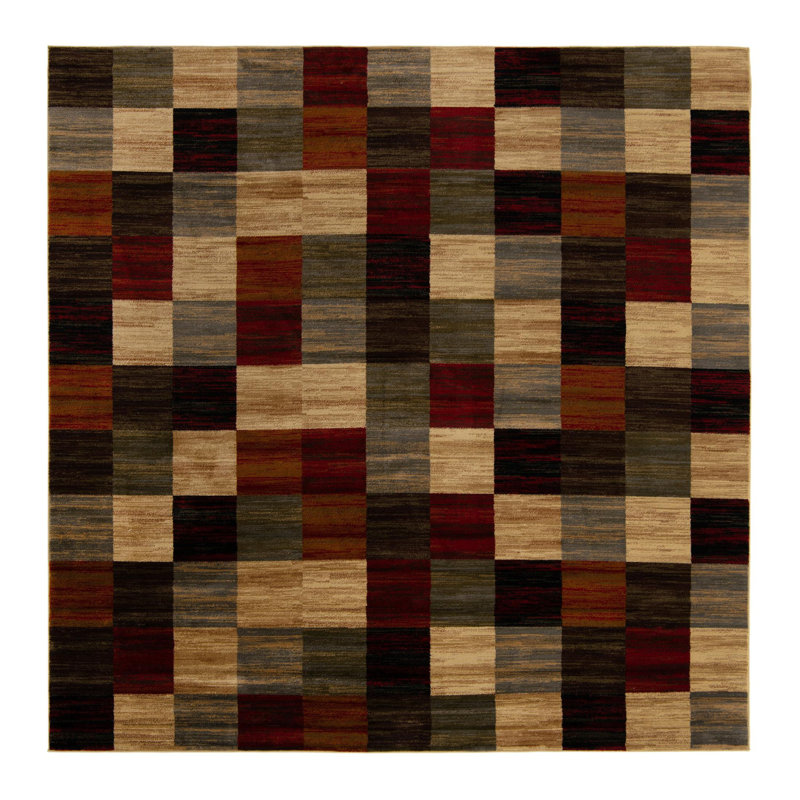 Tapis abstrait Adetomiwa, Carré 10pi