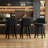 Swivel Upholstered Solid Wood Bar & Counter Stool（Set of 3）-2122006490
