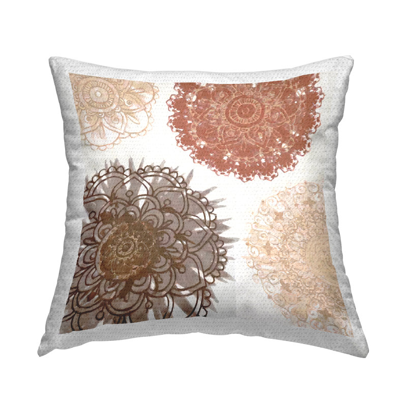Floral Outdoor Throw Pillow