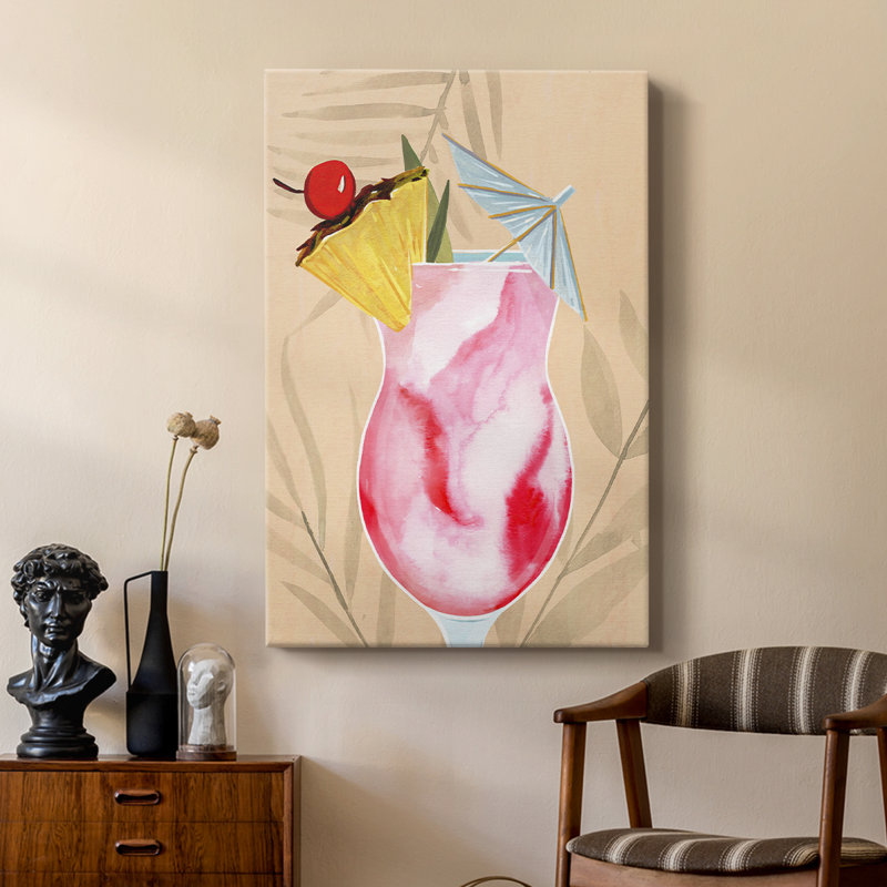 Tropical Cocktail II - galerie sur mesure, H 60 po x l 40 po