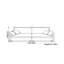 Canapé discret en tissu mat simple-106690926