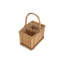 Wicker 2 Bottle Drinks Carrier Basket