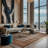 Machine Washable Gray Area Rug-113383884