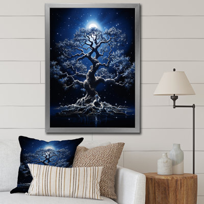" Tree Monochrome Nocturnal Whispers "