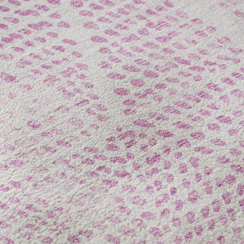 Premium Machine Washable Cerrito AMF591 Pink Rug, Rectangle 1'8" x 2'6"