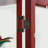 69" Corner Curio Cabinet with LED Light Vintage Cherry Glass Display Cabinet with Mirrored Back & Adjustable Shelves for Living Room-128990023