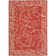 Arneshia Paisley Indoor / Outdoor Area Indoor/Outdoor Area Rug in Red/Natural