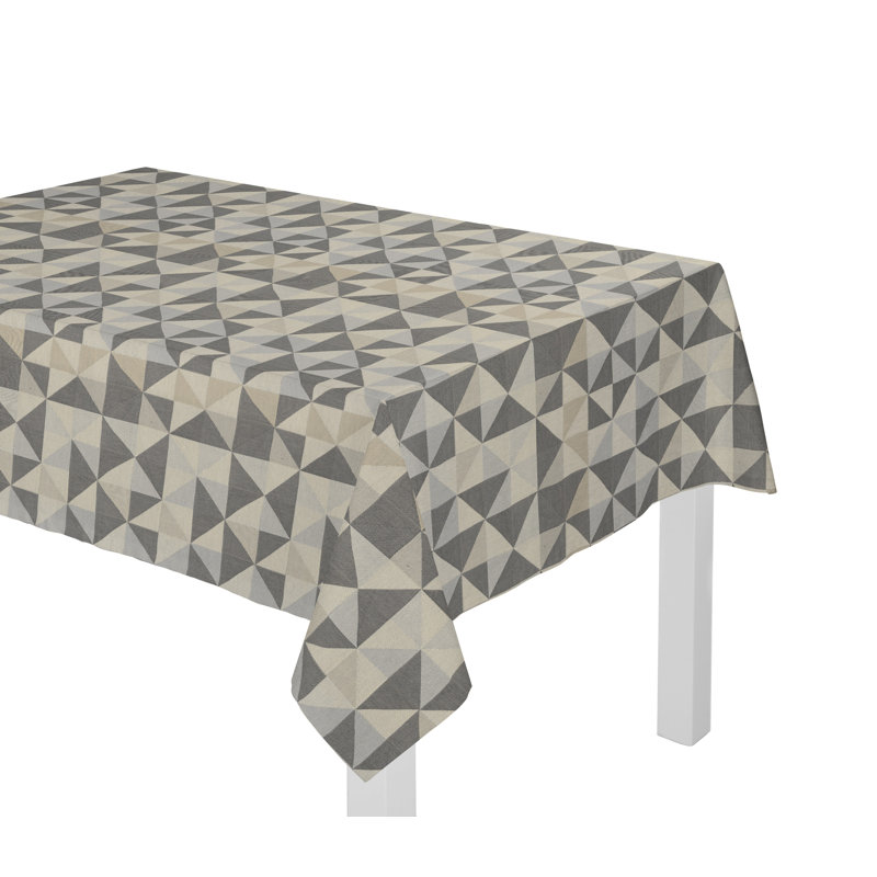 Cranford Tablecloth, 130cm W x 190cm L, Black